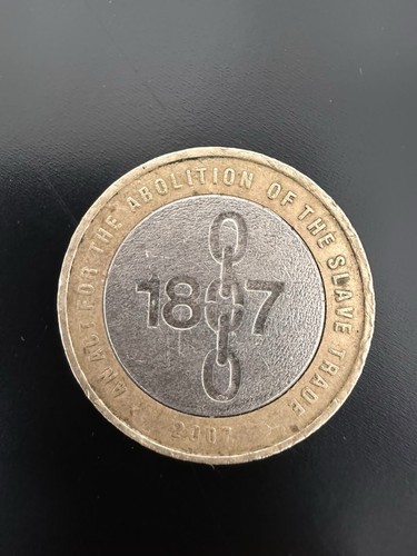 Two pound coin - two,