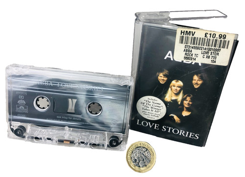 Music cassette tape abba - music, love