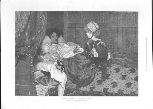 Original old antique print - original,