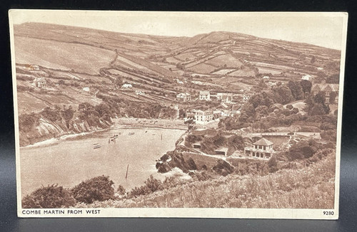 1956 combe martin from - combe,