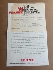 Muhammad Ali v Joe Frazier