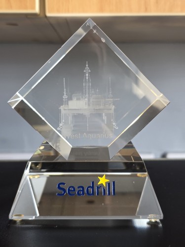 Oil rig paperweight - rig,