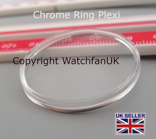 Chrome ring crystal fits omega - ring,