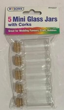 Mini glass jars with corks - mini,