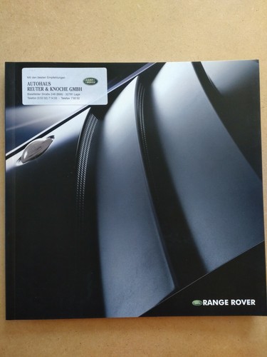 Range rover brochure 2002 - rover,