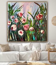 Framed Original Abstract Oil