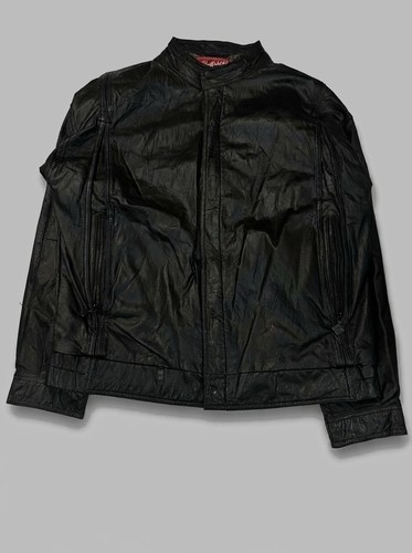 Vintage 90s black real leather - vintage,