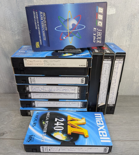 Vhs cassette tapes - 12,