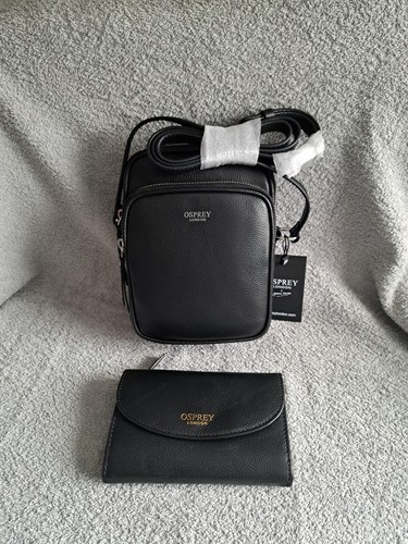 Osprey leather black crossbody - osprey,