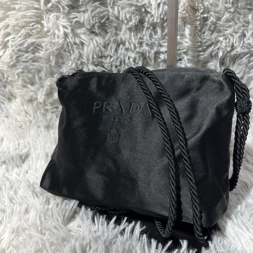 Prada black nylon rope strap - prada,