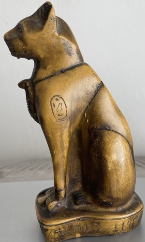 Egyptian figure cat goddess - figure, of