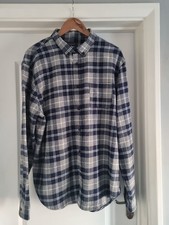 Mens Primark Size XL Regular Fit Cotton Blue/Grey Shirt NWOT