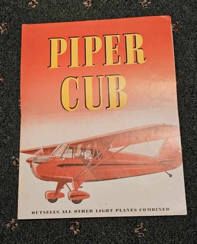 1940 piper cub airplane - piper,