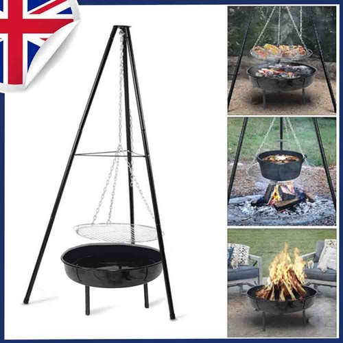 Tripod outdoor fire - outdoor, bbq