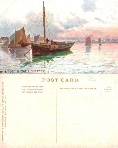 Vintage postcard oulton - vintage,
