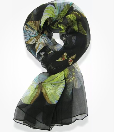 New women 100 silk black - women's, 100%