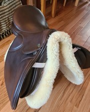 Heritage Wide Fit 17" GP/Event/Working Hunter Saddle - Brown Excellent Condition