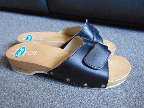 Ladies scholl pescura black - ladies,