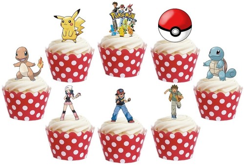 Pokemon stand cup - up, cake