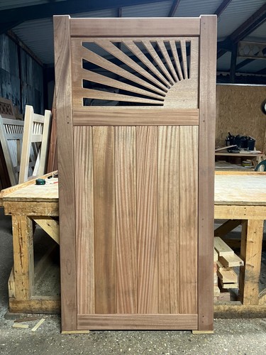 Wooden garden gate for - garden, home