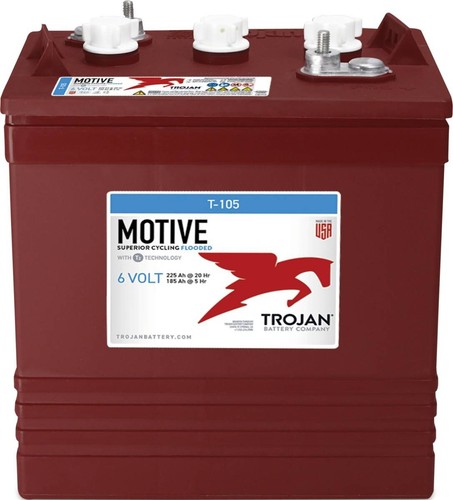 Trojan 105 225ah deep - 6v,