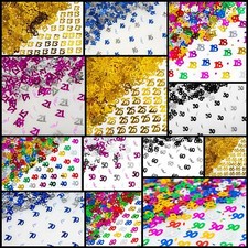 Birthday Anniversary Age Confetti Table Scatters Glitz Sprinkle Party Decoration
