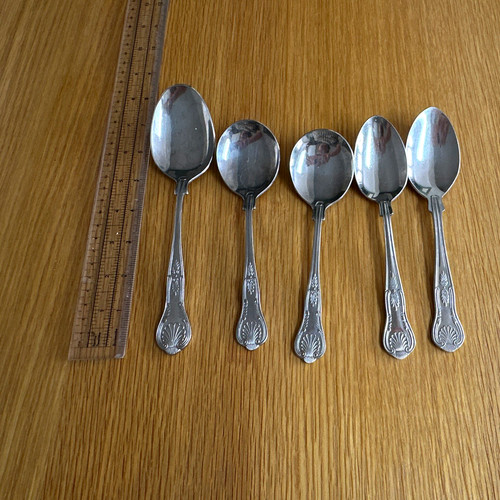Stainless steel teaspoon - stainless,