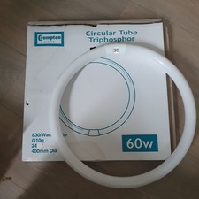 Crompton 32w 40w 60w T9 Circular Round Fluorescent Tube Daylight Cool Warm White