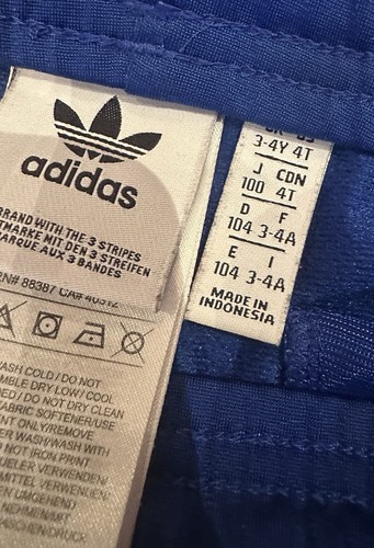 Boys blue adidas tracksuit - adidas,