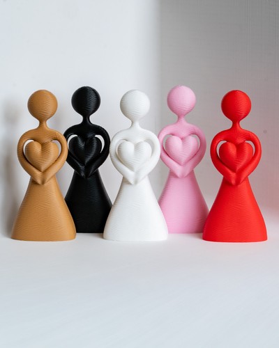 Couple heart figurines man - heart,