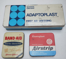 3 Vintage First Aid Tins