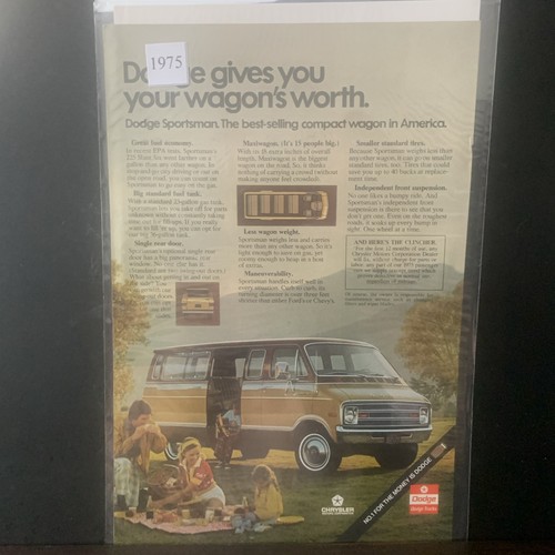 Vintage 1975 dodge gives - gives, you