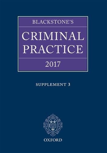 Blackstone criminal practice - blackstone's,