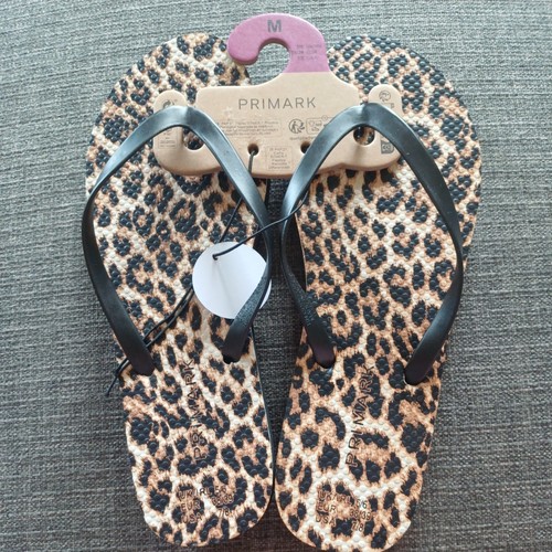 Primark black leopard print