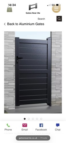Aluminium custom gate order - custom,