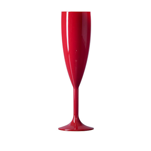Red polycarbonate champagne - red,