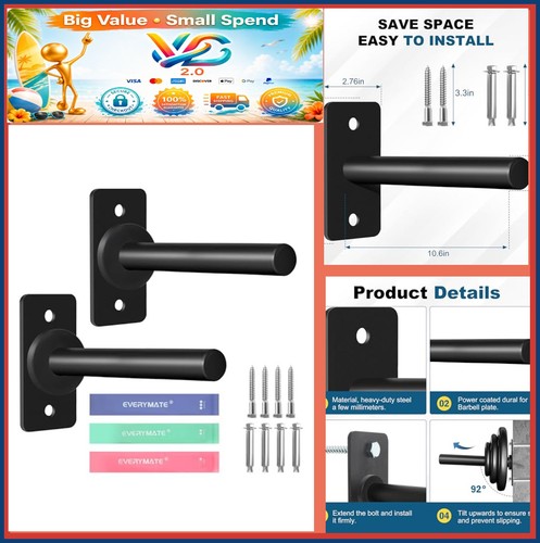 Wall mount weight plate - wall,