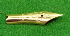 Early 14kt gold medium tipped Nib for Montblanc 144 - FREE SHIPPING