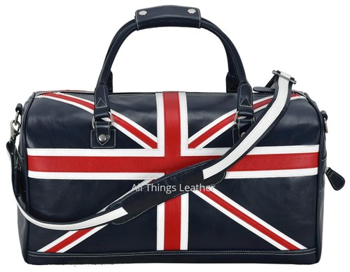 Union jack leather weekend - union, bag