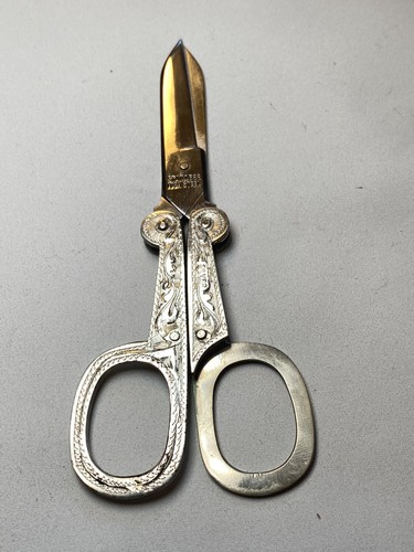 Vintage sterling etched - sterling,