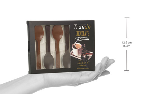 54g chocolate spoons for hot - 54g,