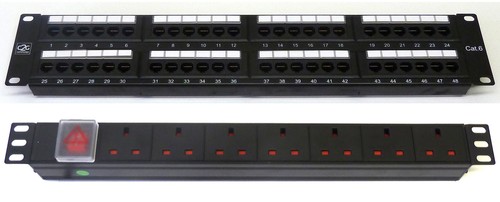 Cat6 port patch panel - cat6, 48