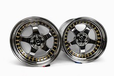 4X18 Inch 5X114.3 Dark Chrome