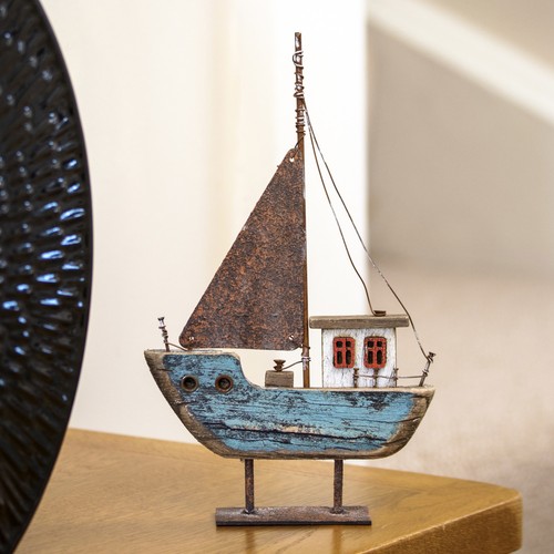Rustic coastal fishing boat - coastal,