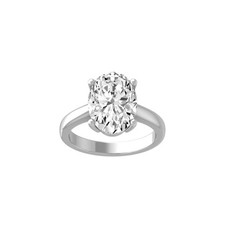 IGI Certified 3 Ct Oval Lab