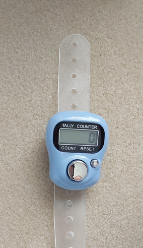 Powder blue digital finger