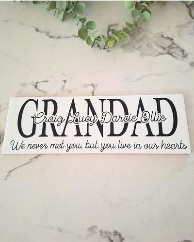 Grave plaque made from - , a