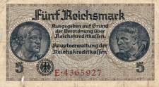 Genuine German 5 Reichsmark