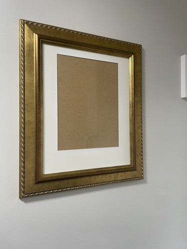 Ornate gold wooden picture - ornate,