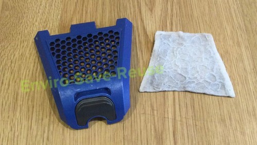 Blue exhaust filter cover - blue,